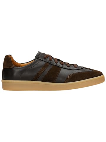 Wojas Skórzane sneakersy w kolorze brązowym
