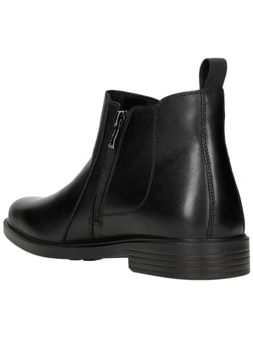 Wojas Leder-Boots in Schwarz