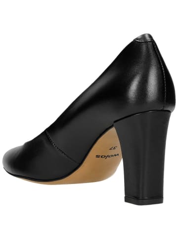 Wojas Leren pumps zwart