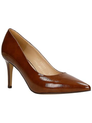Wojas Leren pumps bruin