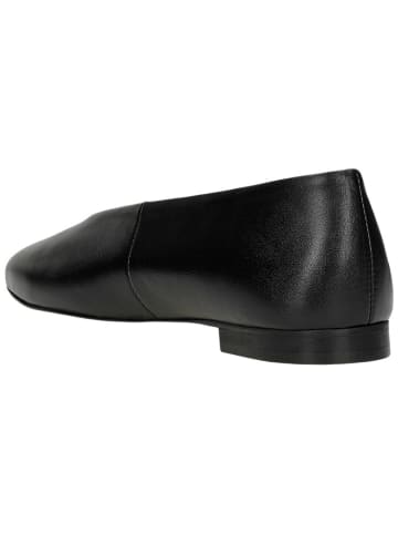 Wojas Leder-Ballerinas in Schwarz