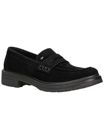 Wojas Leren mocassins zwart