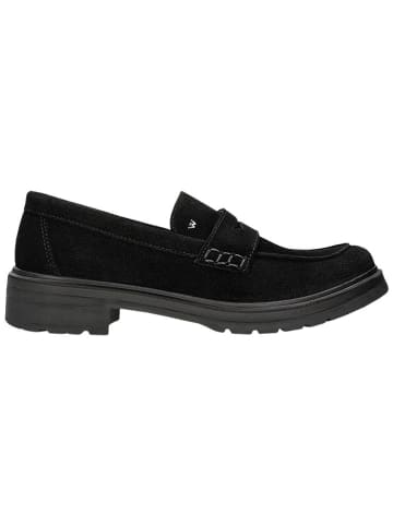 Wojas Leren mocassins zwart