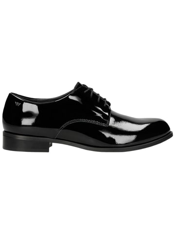 Wojas Leder-Schnürschuhe in Schwarz