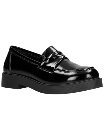 Wojas Leren mocassins zwart