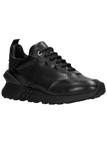 Wojas Skórzane sneakersy w kolorze czarnym