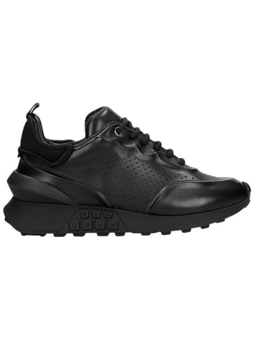 Wojas Skórzane sneakersy w kolorze czarnym