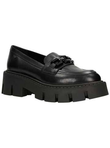 Wojas Leren mocassins zwart