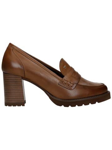 Wojas Leren pumps lichtbruin