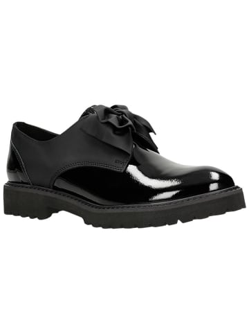 Wojas Leder-Slipper in Schwarz