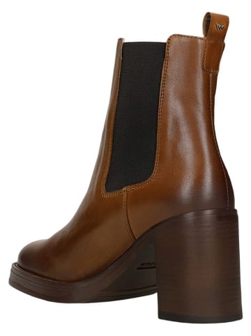 Wojas Leder-Stiefeletten in Hellbraun