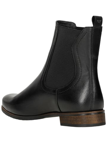 Wojas Leder-Boots in Schwarz