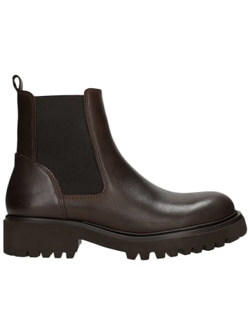 Wojas Leder-Chelsea-Boots in Braun