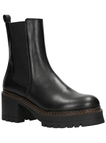 Wojas Leder-Stiefeletten in Schwarz