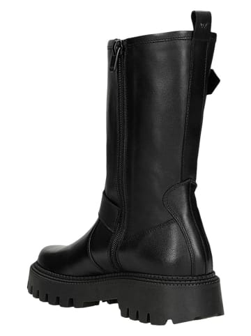 Wojas Leren laarzen zwart