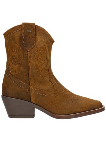 Wojas Leder-Westernstiefel in Hellbraun
