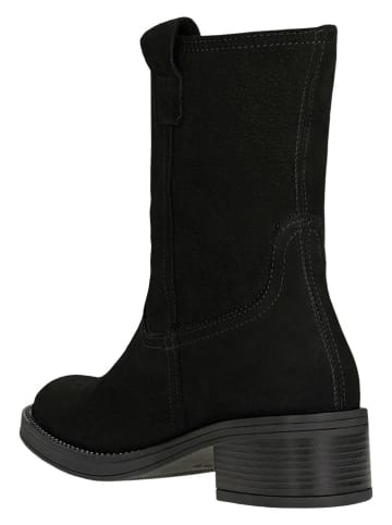 Wojas Leren enkellaarzen zwart