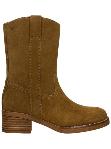 Wojas Leder-Stiefeletten in Hellbraun
