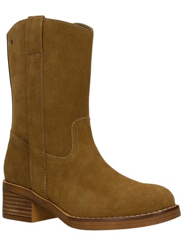 Wojas Leder-Stiefeletten in Hellbraun