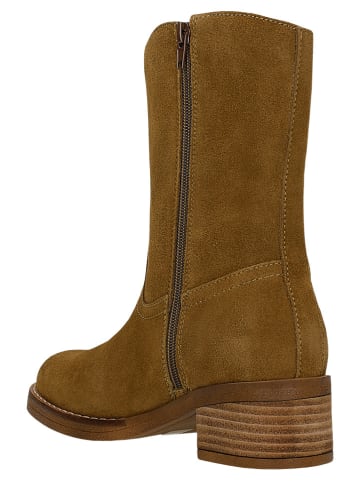 Wojas Leder-Stiefeletten in Hellbraun