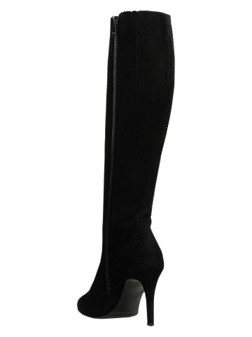 Wojas Leder-Stiefel in Schwarz