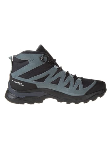 SALOMON Buty trekkingowe "X Ward" w kolorze czarno-niebieskim