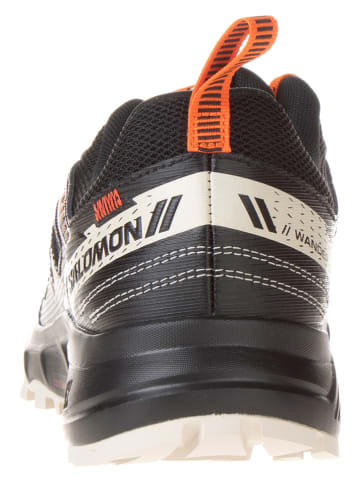 SALOMON Laufschuhe "Wander" in Schwarz/ Orange