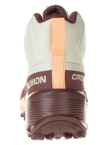 SALOMON Trekkingschuhe "Cross Hike" in Creme/ Hellbraun