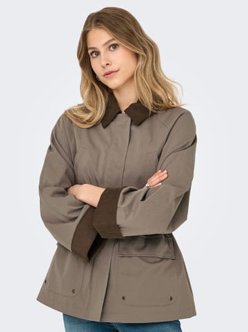 ONLY Übergangsjacke in Hellbraun