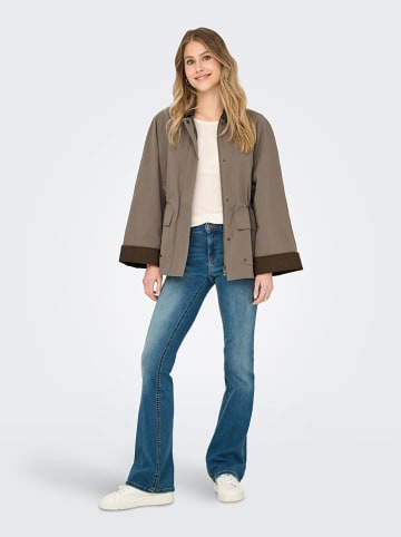 ONLY Übergangsjacke in Hellbraun