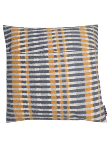 David Fussenegger Kussenhoes "Deco - Rippen" blauw/geel