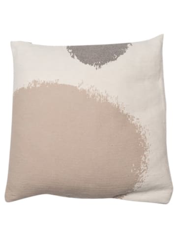 David Fussenegger Kissenhülle "Nova - Pinselstruktur Abstrakt" in Creme/ Beige