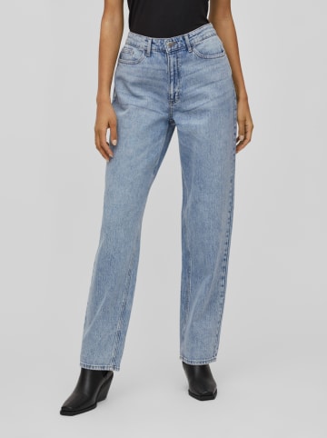 Vila Spijkerbroek - tapered fit - lichtblauw