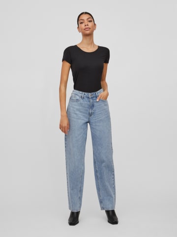 Vila Spijkerbroek - tapered fit - lichtblauw