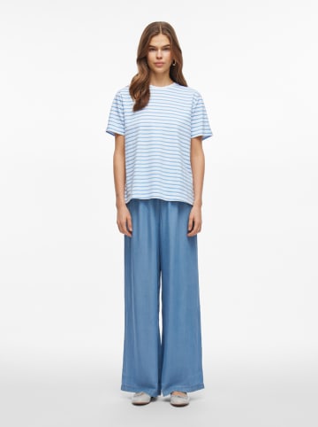 Vila Shirt lichtblauw/wit