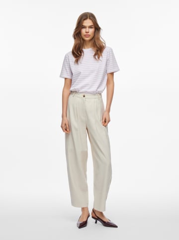 Vila Shirt in Weiß/ Rosa