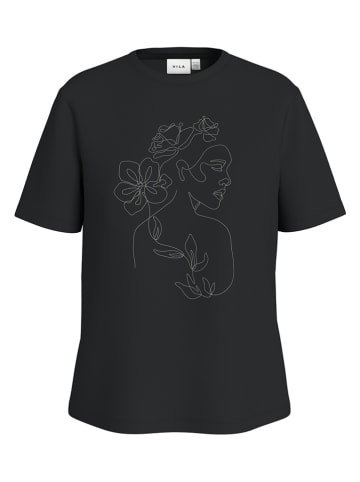 Vila Shirt in Schwarz