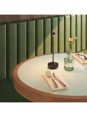 lumisky Lampa stołowa LED "Ruby" w kolorze czarnym - wys. 22 x Ø 7,5 cm