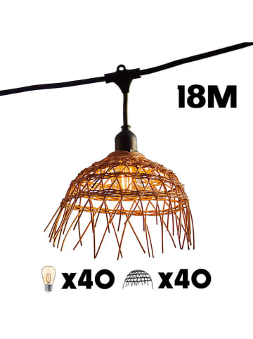 lumisky Lichtergirlande "Hawai" in Hellbraun - (L)18 m