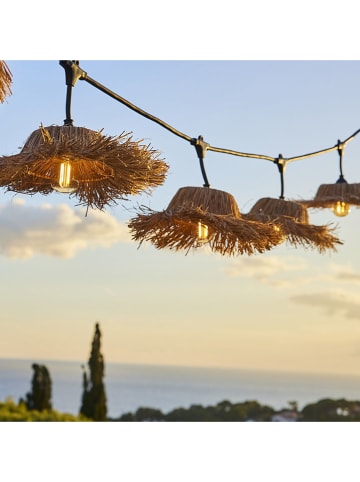 lumisky Lichtergirlande "Tahiti" in Hellbraun - (L)18,6 m