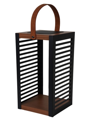 lumisky Solar-Laterne "Ferian" in Braun - (B)20 x (H)35 x (T)20 cm