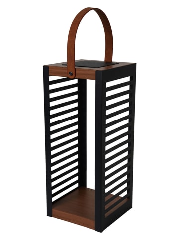 lumisky Solar-Laterne "Ferian" in Braun - (B)20 x (H)50 x (T)20 cm