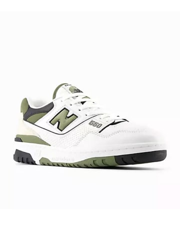 New Balance Leren sneakers "BB550" wit/kaki