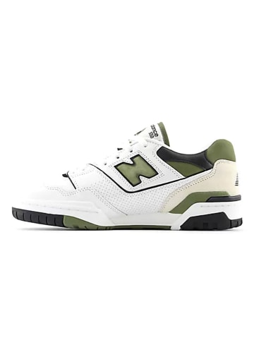 New Balance Leren sneakers "BB550" wit/kaki