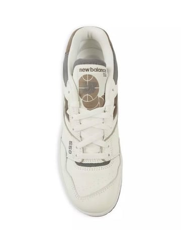 New Balance Leder-Sneakers "BB550" in Weiß/ Braun