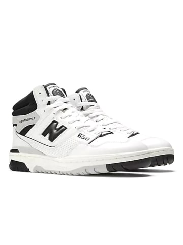 New Balance Skórzane sneakersy "650" w kolorze biało-czarnym