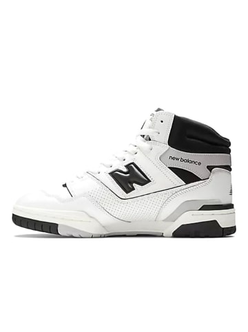 New Balance Skórzane sneakersy "650" w kolorze biało-czarnym