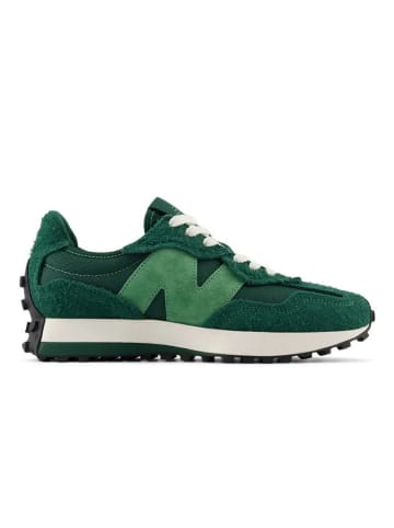 New Balance Leder-Sneakers "327" in Grün