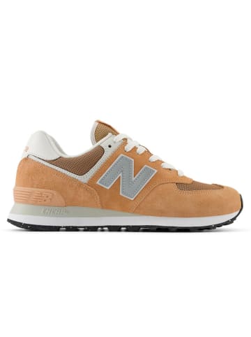 New Balance Leder-Sneakers "574" in Orange