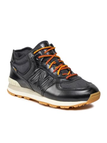 New Balance Leder-Sneakers "U574" in Schwarz